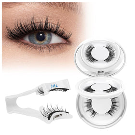 Higu clace Magnetic Eyelashes Kit with 2 pairs of lashes and applicator