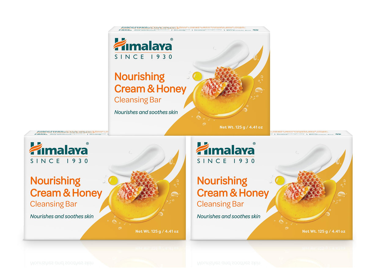Himalaya Nourishing Cream Honey Cleansing Bar Soap front view