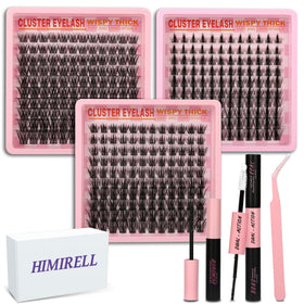 Himirell DIY Lash Clusters Kit with three boxes of lashes