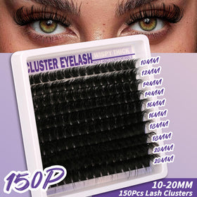 Himirell Lashes Clusters Kit 200D style close-up