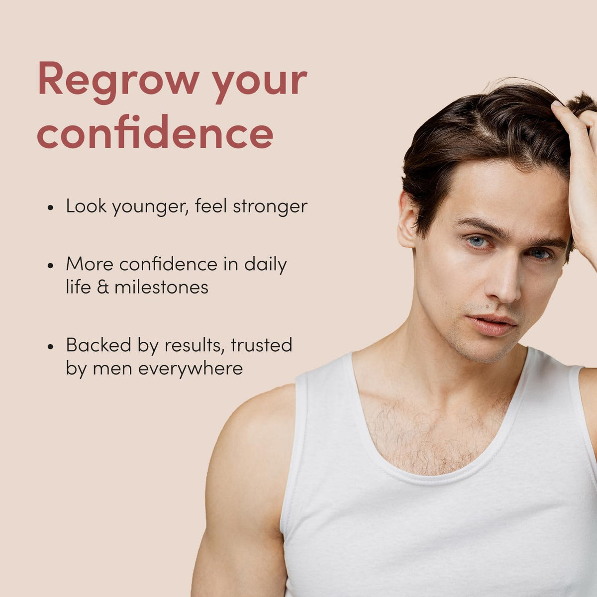 HIMS & HERS Hair Regrowth 5% Minoxidil lifestyle scene