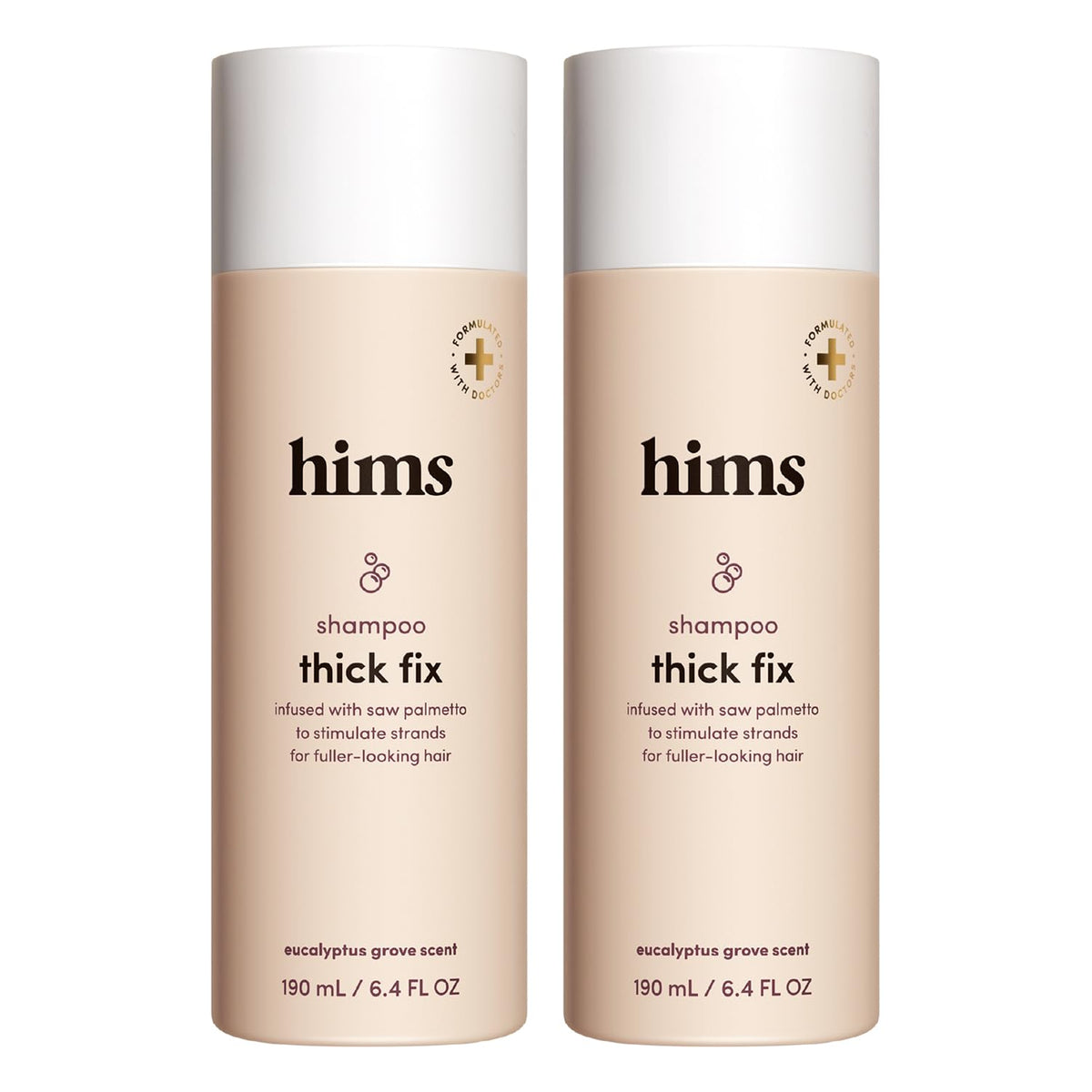 HIMS & HERS Thick Fix Shampoo 2 Pack front view