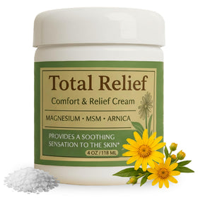 HiRelief Magnesium Cream front view with packaging
