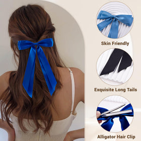 hisial Hair Bows Clips close-up of alligator clip