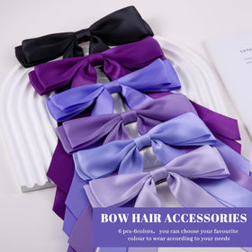 hisial hair clips gradient purple with alligator clip