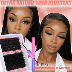 HK HIKLASY Lash Clusters Kit with 180 pieces overview