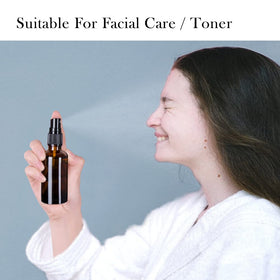 hmaimas 2oz amber glass spray bottles used for hair styling