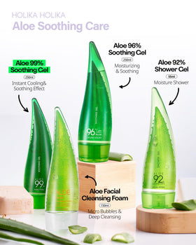 HOLIKA HOLIKA Aloe 99% Soothing Gel in bathroom setting