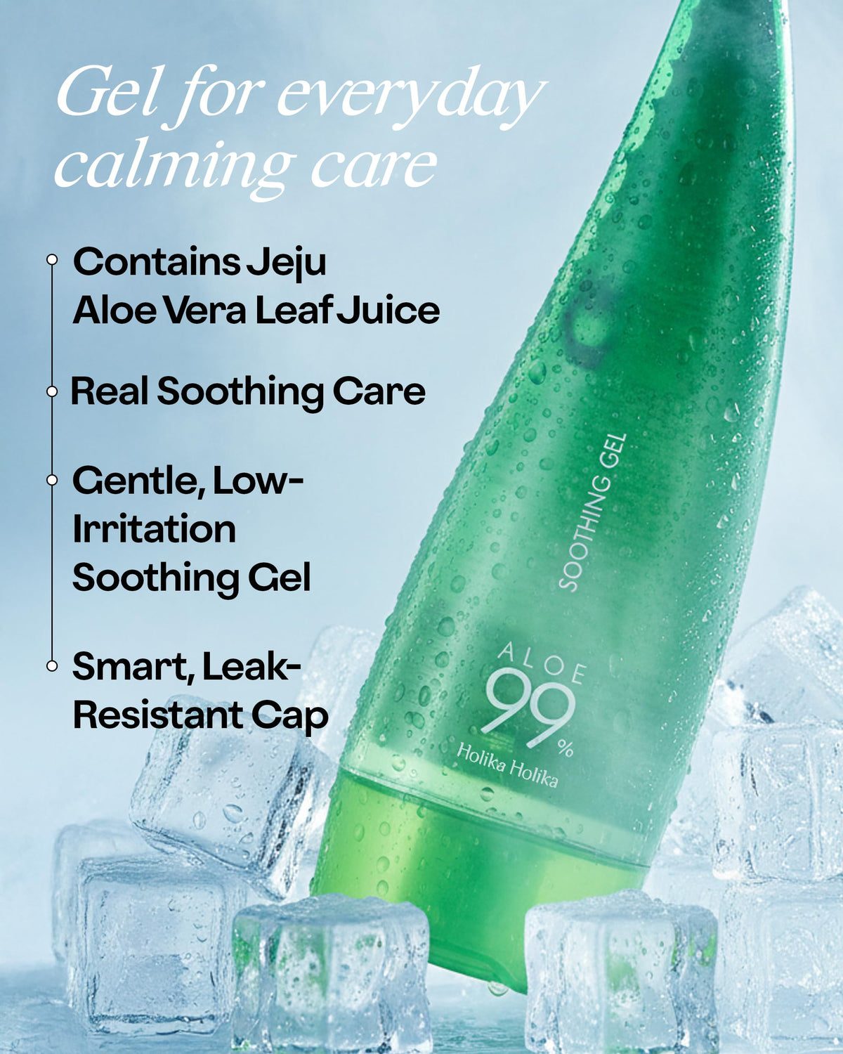 HOLIKA HOLIKA Aloe 99% Soothing Gel lifestyle scene