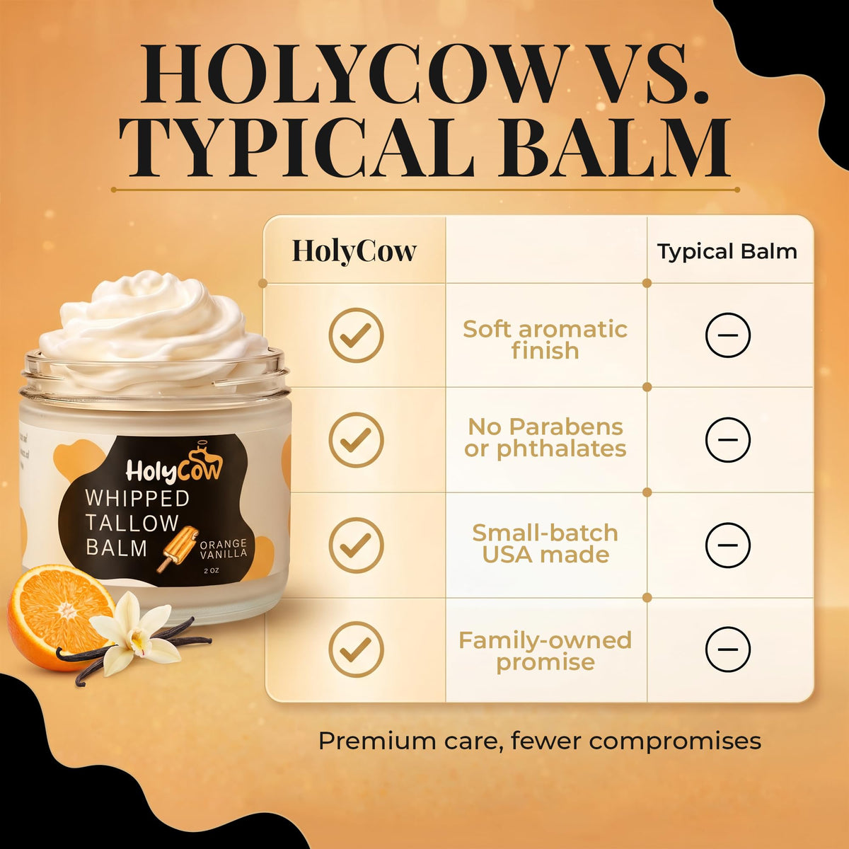 HolyCow Beef Tallow moisturizer application on hand