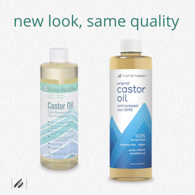 Home Health Original Castor Oil bottle side view