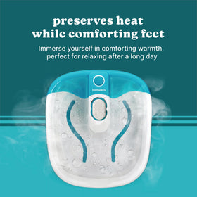Homedics Bubble Mate Foot Spa control panel close-up