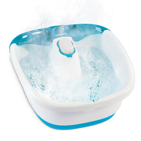 Homedics Bubble Mate Foot Spa front view with toe touch control