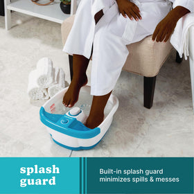 Homedics Bubble Mate Foot Spa packaging display