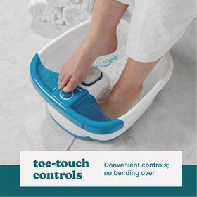 Homedics Bubble Mate Foot Spa with water jets visible