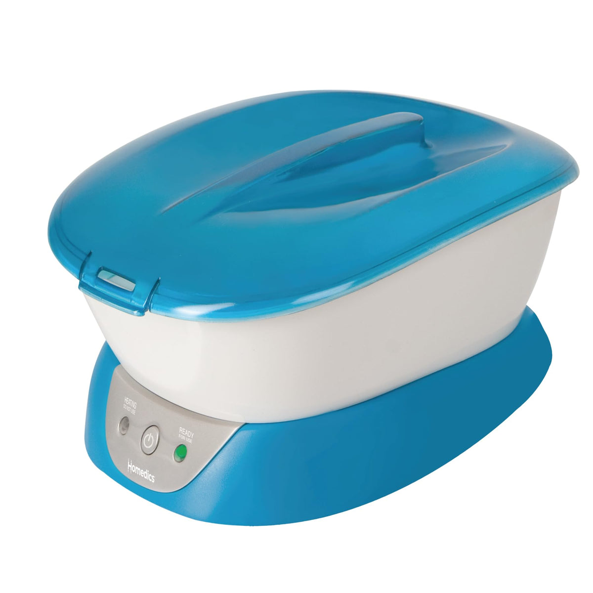 Homedics Paraffin Wax Machine front view with wax bath