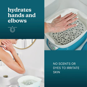 Homedics Paraffin Wax Machine showing wax melting process