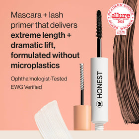 Honest Beauty 2-in-1 Extreme Length Mascara side view