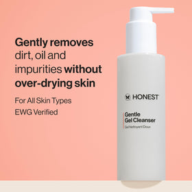 Honest Beauty Gentle Gel Daily Face Cleanser 5 fl oz back view