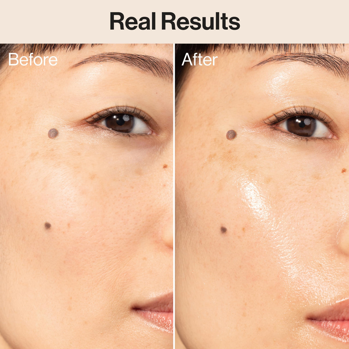 Honest Beauty Hydrogel Cream application on skin
