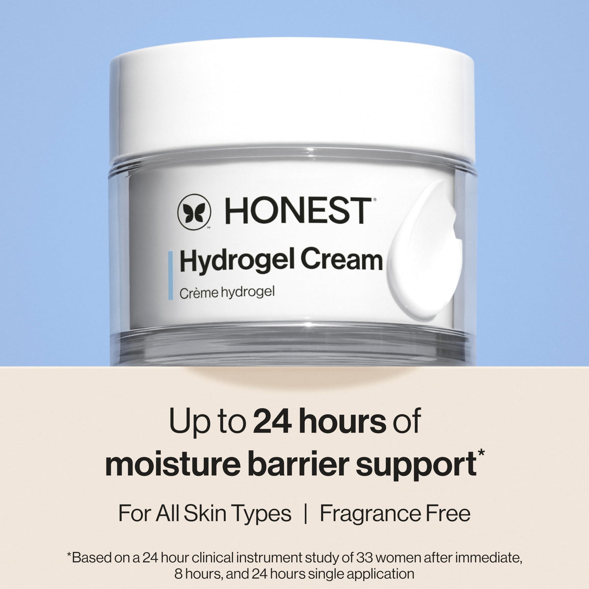 Honest Beauty Hydrogel Cream texture close-up