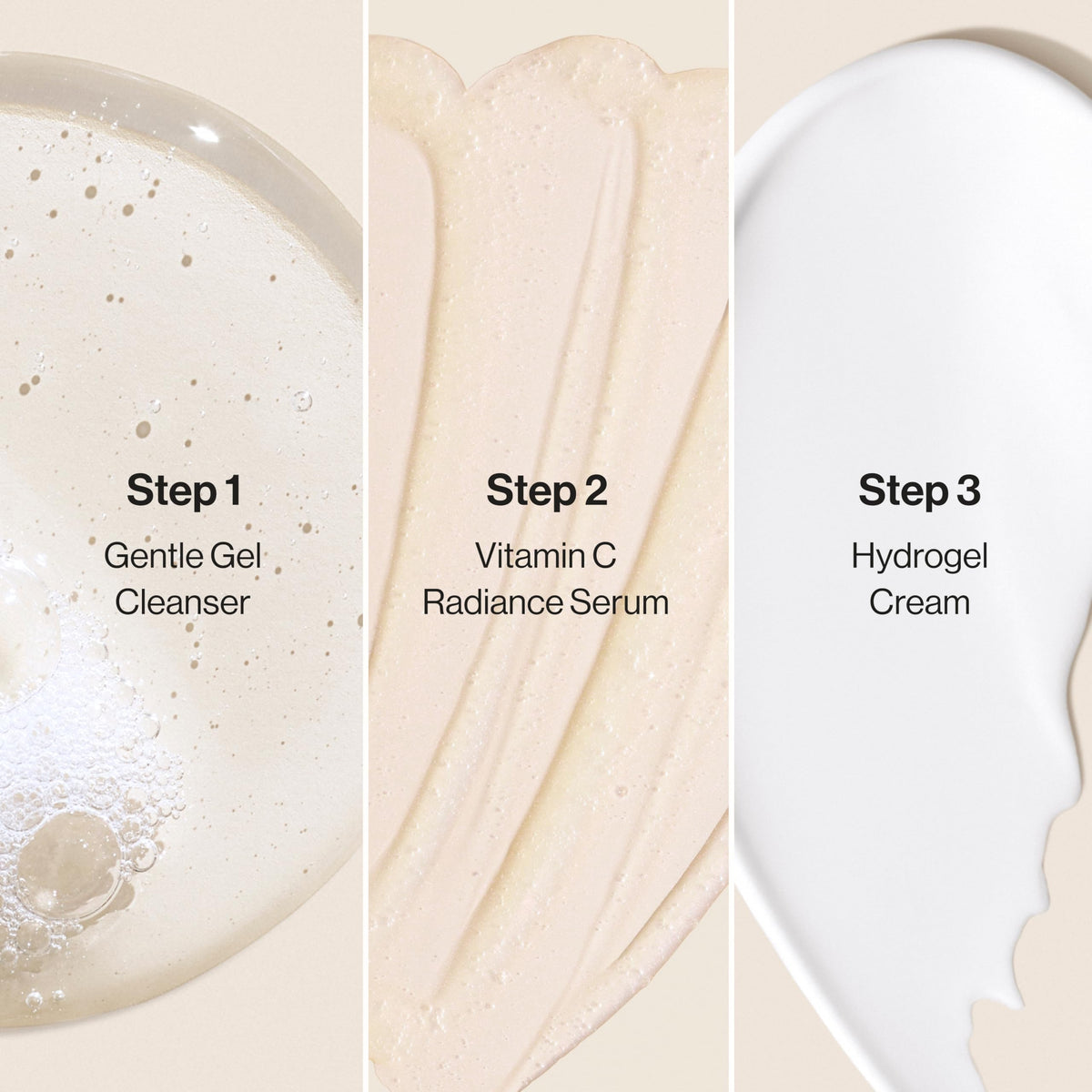Honest Beauty Skincare Trio Travel Kit on a bathroom counter