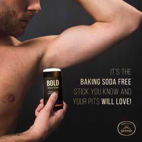 Honestly pHresh Natural Deodorant for Men, close-up of the Bold Wild Oak scent