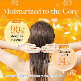 & Honey Melty Moist Repair Conditioner application scene