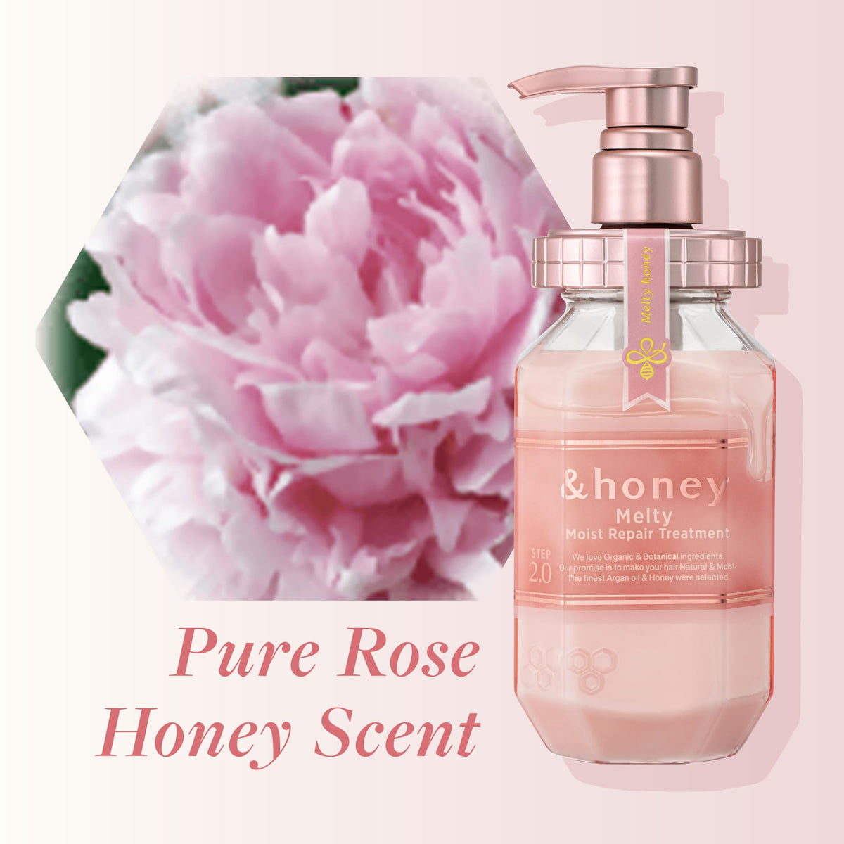 & Honey Melty Moist Repair Conditioner texture close-up