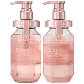& Honey Melty Moist Repair Shampoo front view 440mL