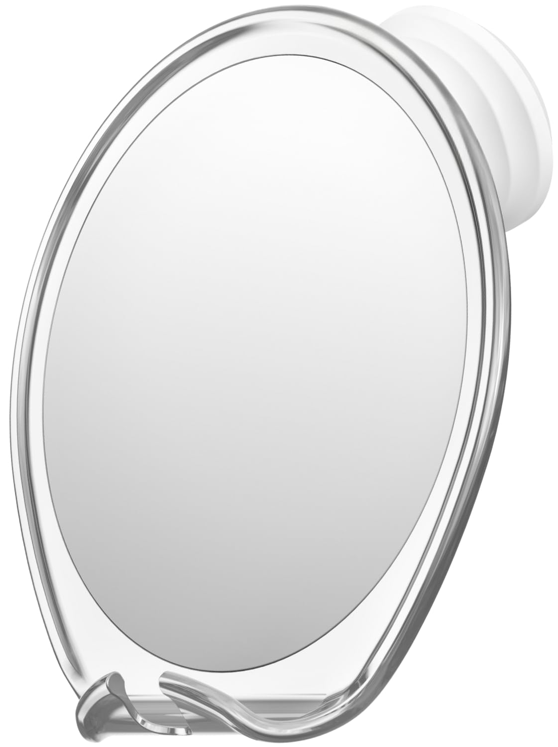 HONEYBULL Fogless Shower Mirror front view with chrome finish