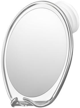 HONEYBULL Fogless Shower Mirror front view with chrome finish