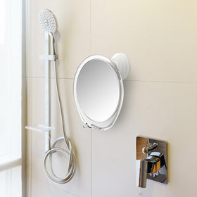 HONEYBULL Fogless Shower Mirror in a bathroom setting