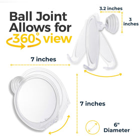 HONEYBULL Fogless Shower Mirror packaging front