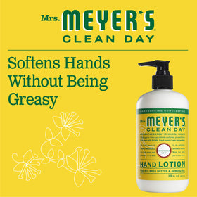 Honeysuckle Hand Lotion applied to hands