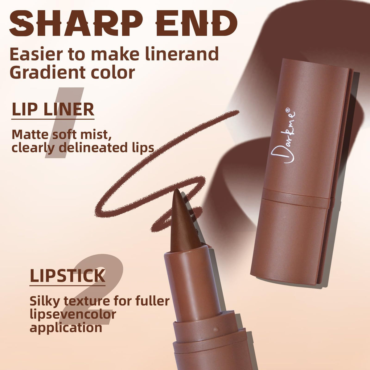 HOSAILY Lip Liner Gloss Set lip gloss close-up