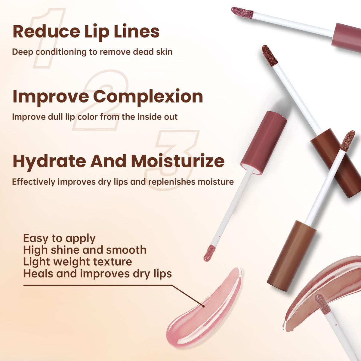 HOSAILY Lip Liner Gloss Set lip liner close-up
