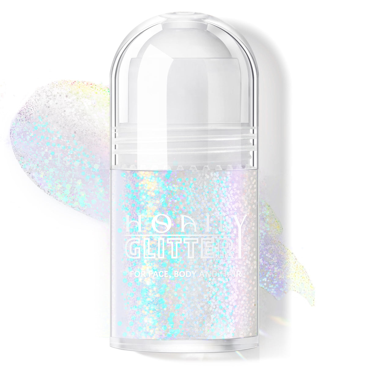 HOSAILY Roll-on Holographic Body Glitter Gel Golden Ocean front view