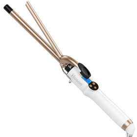 Hoson 1/2 inch curling iron front view with gold finish