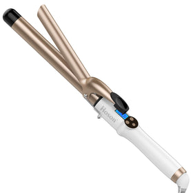 Hoson 1 Inch Curling Iron front view with tourmaline ceramic barrel