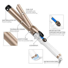 Hoson Curling Iron packaging and accessories
