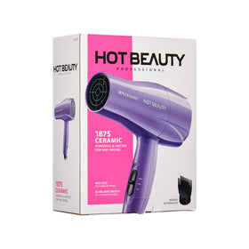 Hot Beauty Hair Dryer 1875W compact design for travel