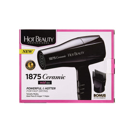 Hot Beauty Hair Dryer packaging and accessories
