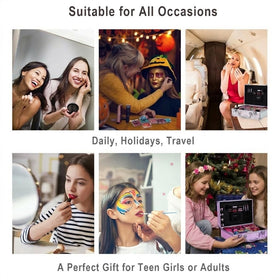 Hot Sugar Makeup Kit mirror box and accessories