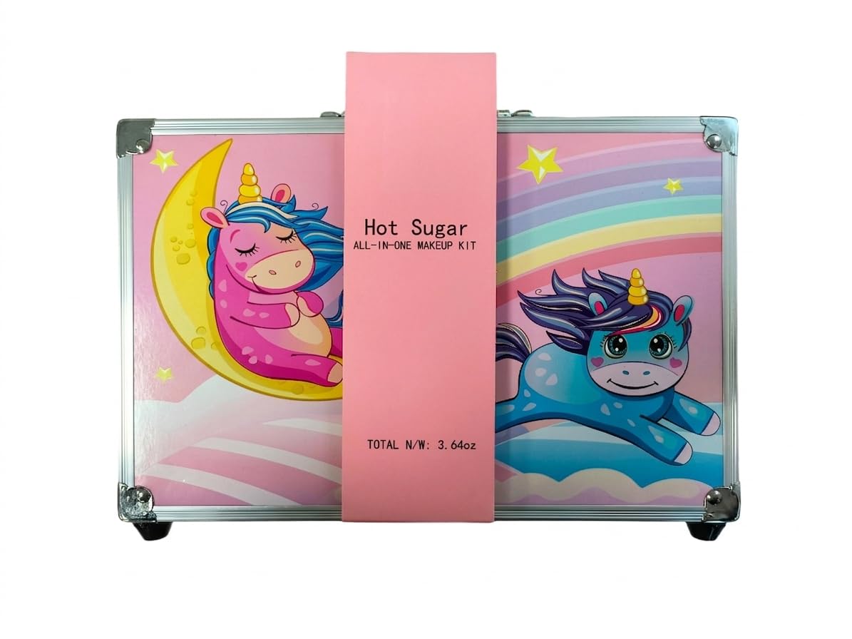 Hot Sugar Makeup Kit open view with all products displayed