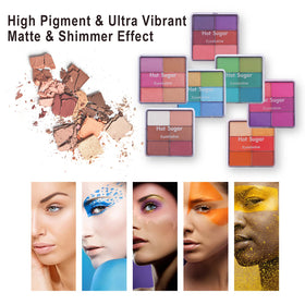 Hot Sugar Makeup Kit with brushes and lip products