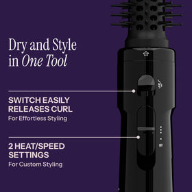 HOT TOOLS 1.5" Hot Air Styling Brush side view