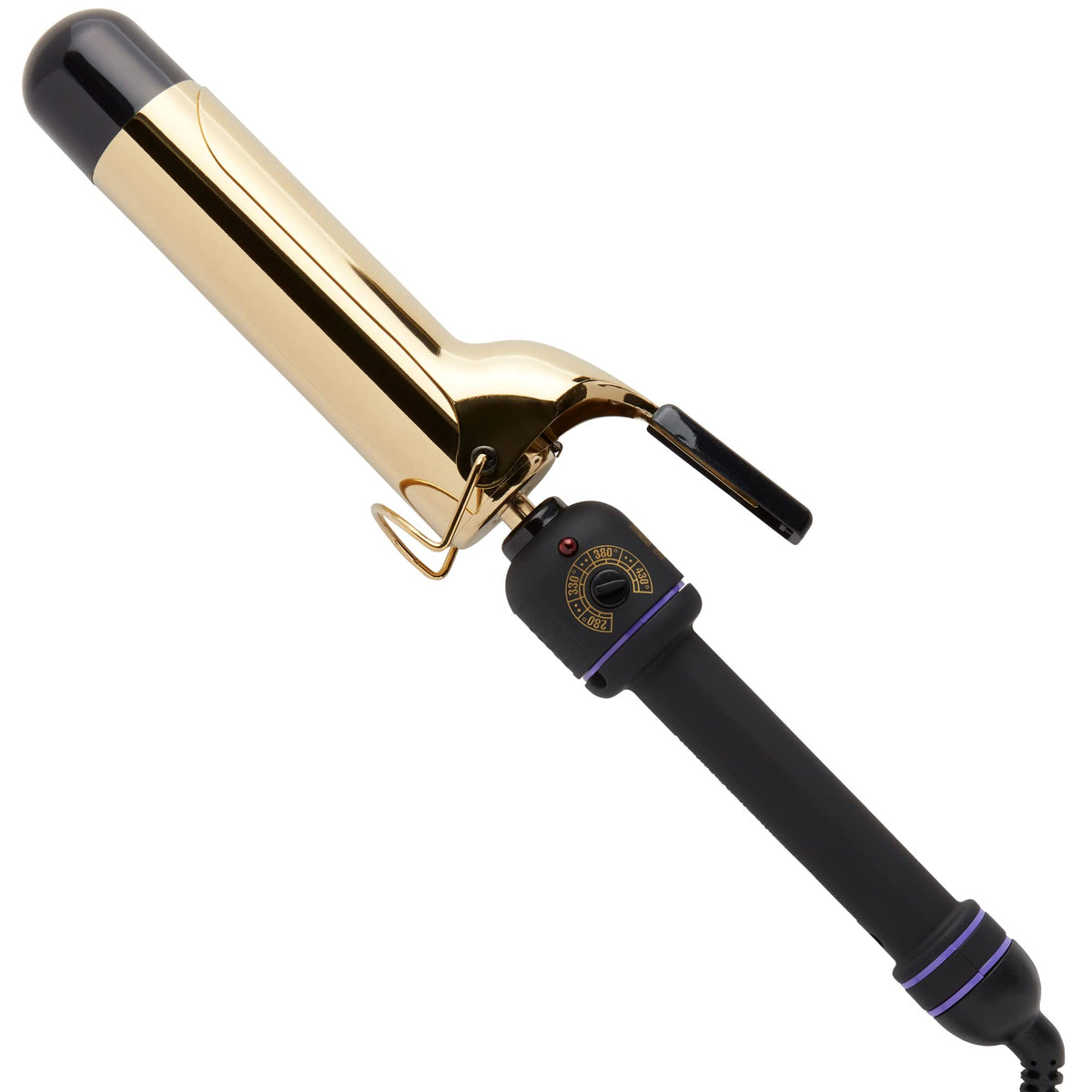HOT TOOLS 1.5-inch curling iron front view with temperature control