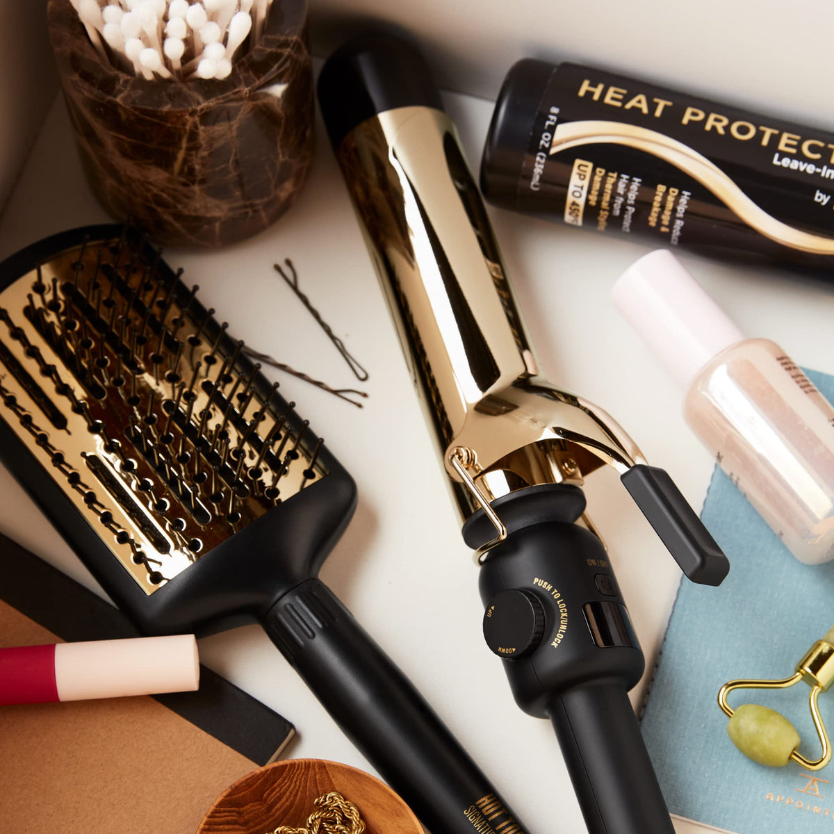 HOT TOOLS 24K Gold Curling Iron safety stand