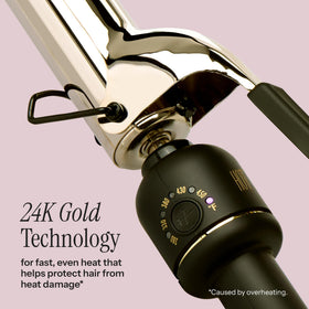 HOT TOOLS Curling Iron showing 24K Gold barrel